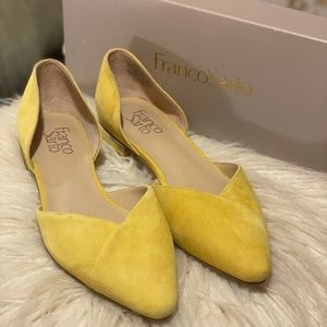 Franco Sarto Flats Sattara Yellow